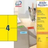 Etiketter print selv Avery 3459 - Etiketter gul 105 x 148 mm - 400 stk