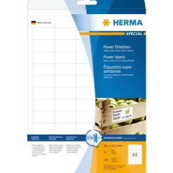 Etiketter print selv HERMA extremely strong 38,1x21,1 (1625)