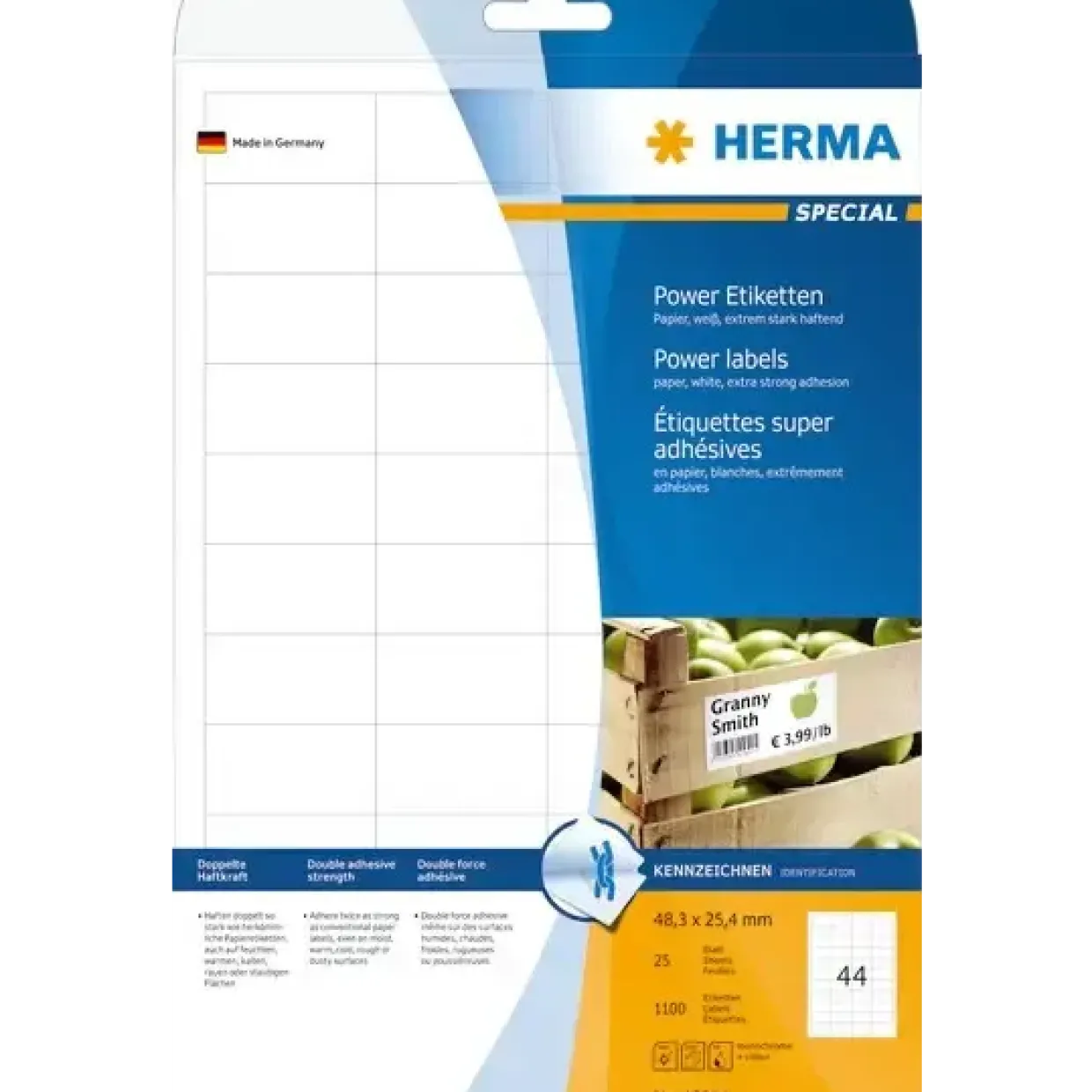 Etiketter print selv HERMA extremely strong 48,3x25,4 (1100)