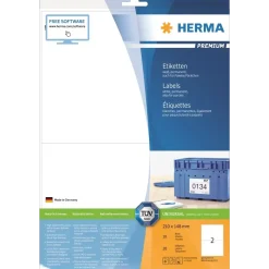 Etiketter print selv HERMA Premium 210x148 (20)