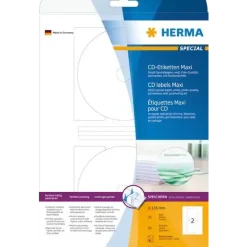 Etiketter print selv HERMA Special CD maxi ø116 Inkjet (50)