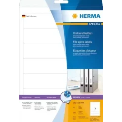 Etiketter print selv HERMA Special ring bind Inkjet 192x38 (175)
