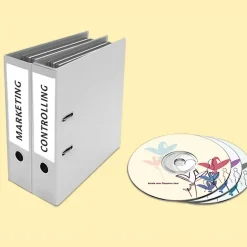 Etiketter print selv TopStick CD - DVD Ø117mm (100)