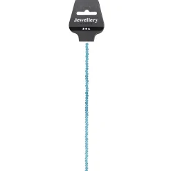 Facetperler, diam. 4 mm, hulstr. 1 mm, turkis, 45stk.