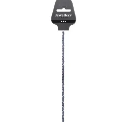 Facetperler, diam. 4 mm, hulstr. 1 mm, grå, 45stk.
