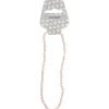 Facetperler, str. 3x4 mm, hulstr. 0,8 mm, rosa, 100stk.