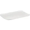 Fad 43x30x2cm hvid pap - 100 stk