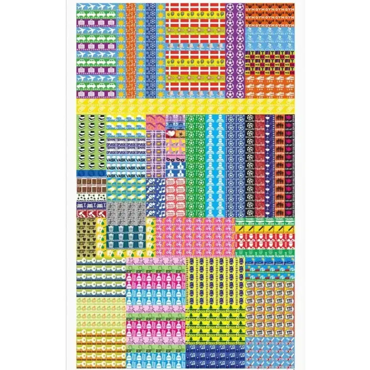 Familiekalender væg - Otto Dickmeiss & Lilja Scherfig - 240x393mm - 4 kol. - 2027 - Mayland - 27066230