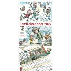 Familiekalender væg - Otto Dickmeiss & Lilja Scherfig - 229x505mm - 6 kol. - 2027 - Mayland - 27066100