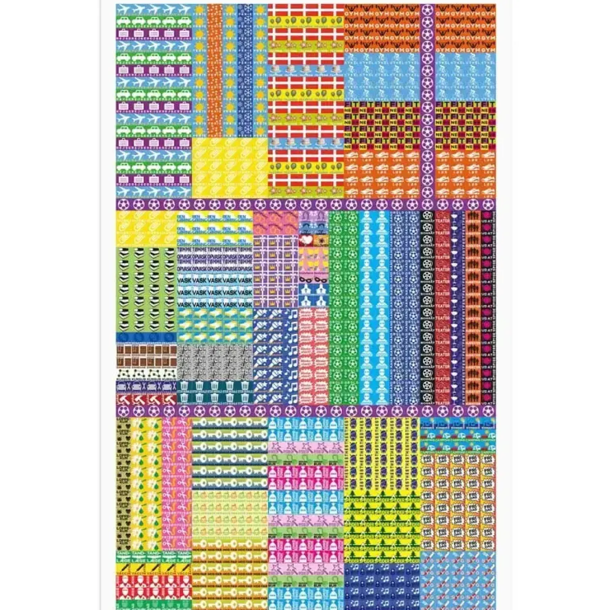 Familiekalender væg - Otto Dickmeiss & Lilja Scherfig - 270x424mm - 5 kol. - 2027 - Mayland - 27066240