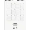 Familiekalender væg - 210x320mm - 2 kol. - Sort / Hvid - 2027 - Mayland - 27066510