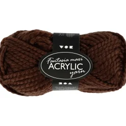 Fantasia Polyacrylgarn - Brun 50 g