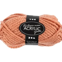 Fantasia Polyacrylgarn, L: 35 M, pind 9-10, fuchsia, 50 g/ 1 ngl.