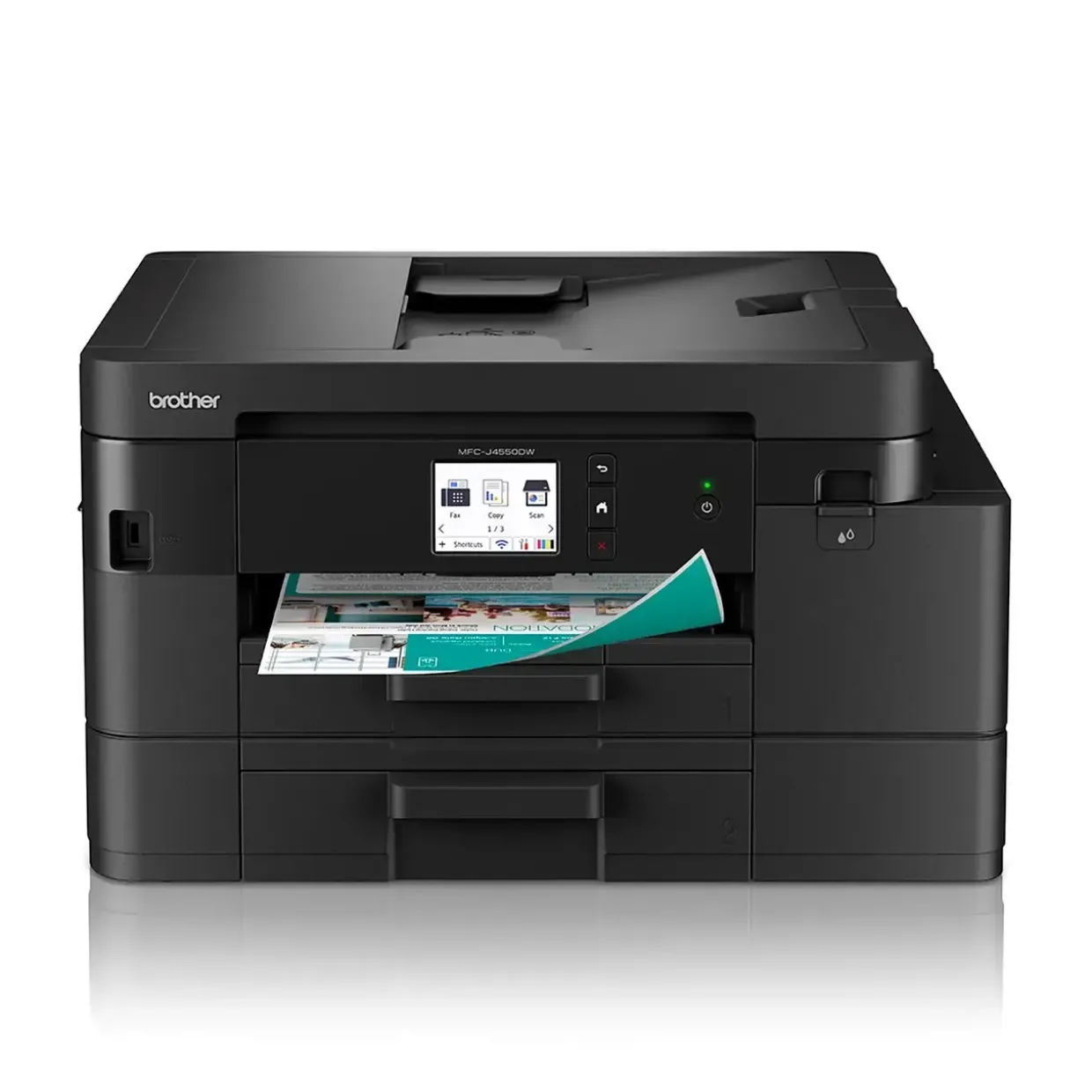 Farveprinter, Brother MFC-J4550DW, 4-in-1 inkjet, trådløs, sort