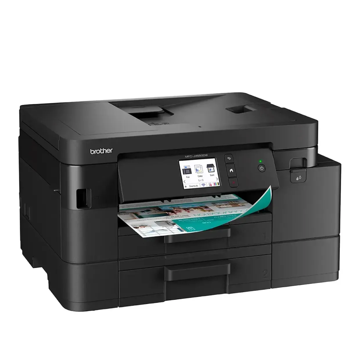 Farveprinter, Brother MFC-J4550DW, 4-in-1 inkjet, trådløs, sort
