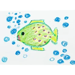 Farvestift - Soft Color Stick - 6,5 g - 8 cm - 120 stk - Ass. farver