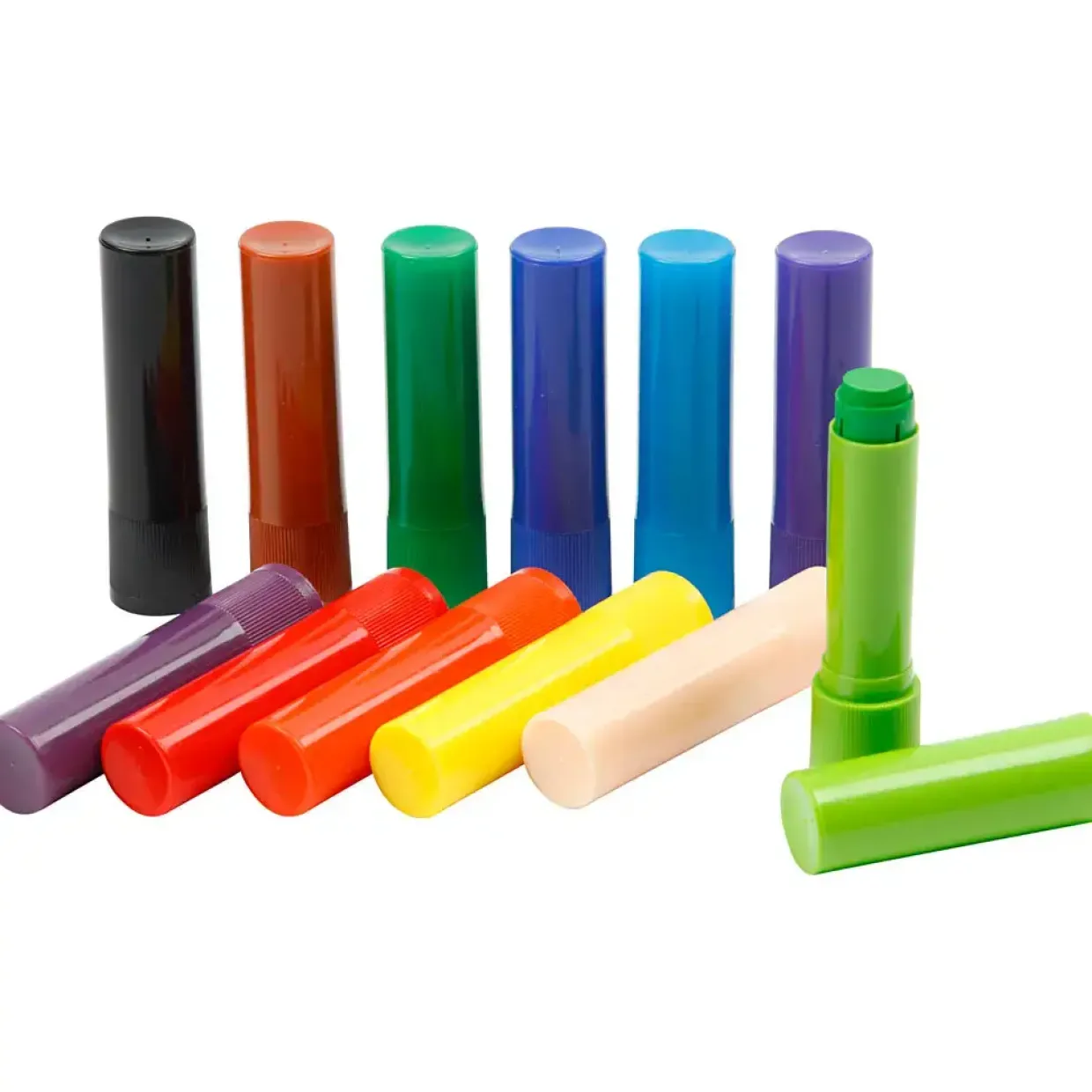 Farvestift - Soft Color Stick - 6,5 g - 8 cm - 120 stk - Ass. farver