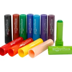 Farvestift - Soft Color Stick - 6,5 g - 8 cm - 120 stk - Ass. farver