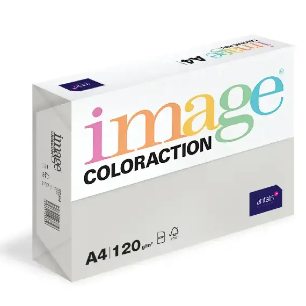 Farvet Kopipapir - Image Coloraction A4 120g - Grey Iceland GR21 - 250ark