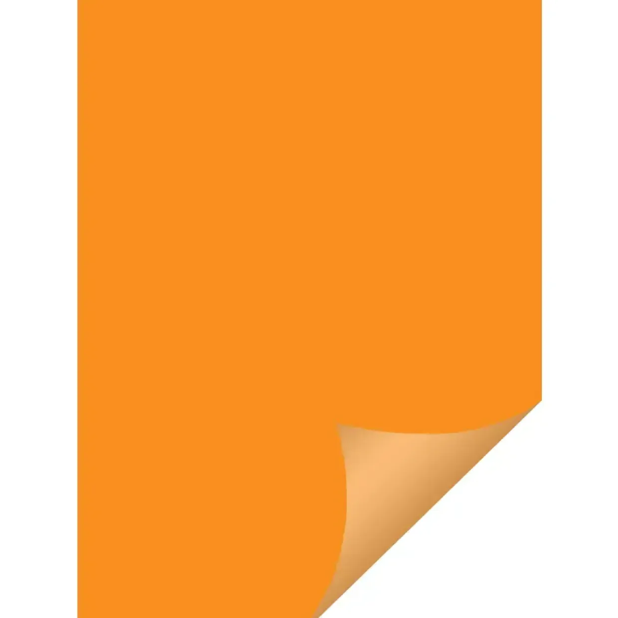 Farvet papir A4 130g Büngers orange (50)