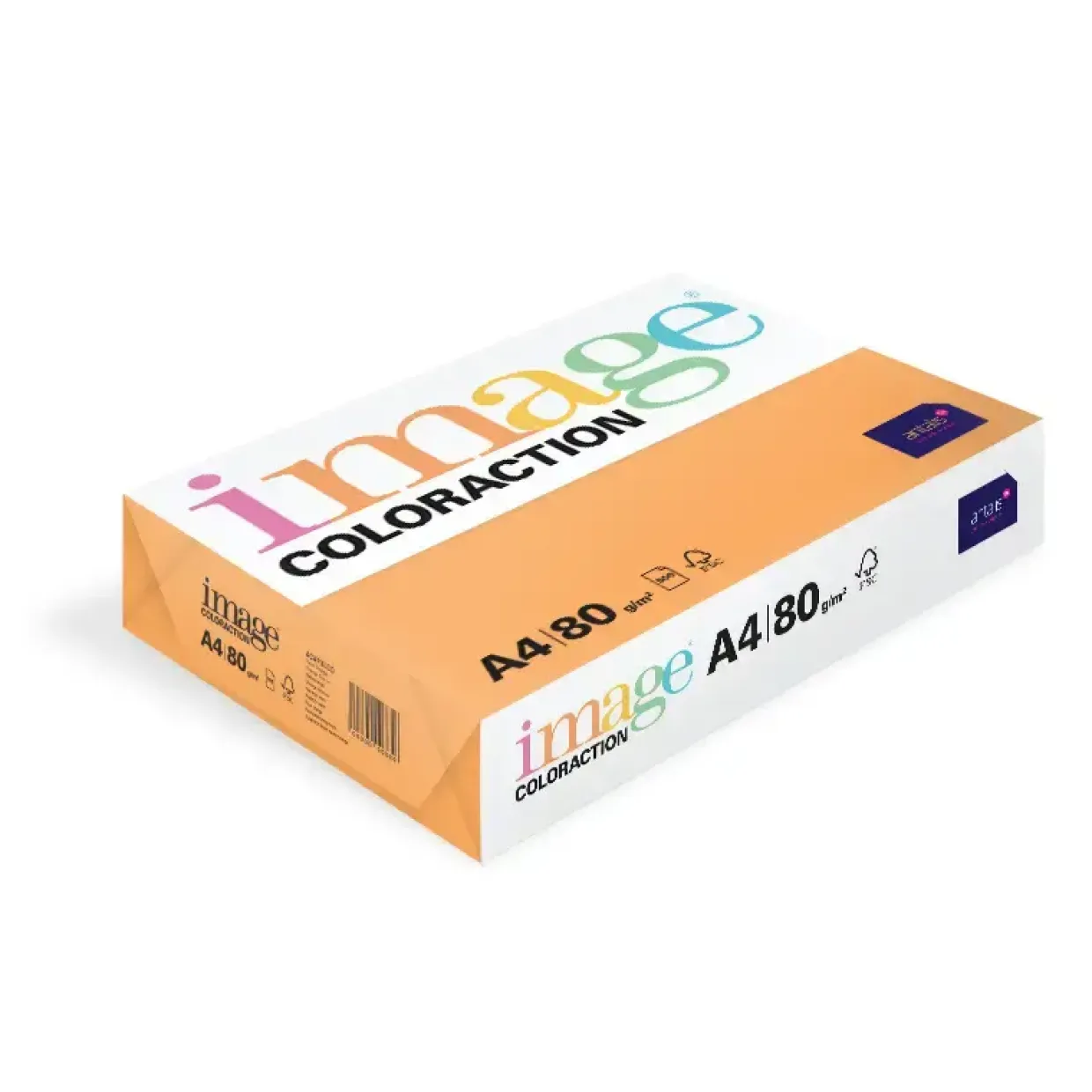 Farvet papir Image Coloraction A4 80g Neon Orange Acapulco NEOOR 500ark