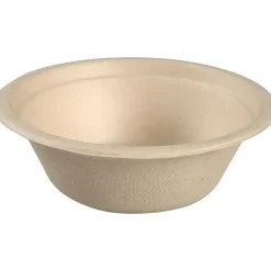 Fiberskål - 350 ml - Ø135 mm - 43 mm - Sukkerrør - Nature - 1000 stk