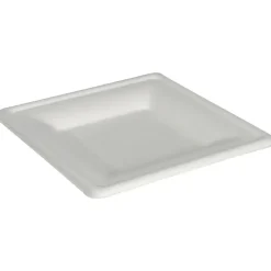 Fibertallerken, ABENA Gastro, 16x16x1,5cm, nature, sukkerrør, firkantet - 500 stk