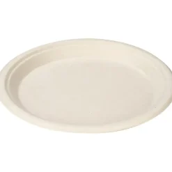 Fibertallerken, ABENA Gastro, Ø26cm, nature, sukkerrør - 500 stk