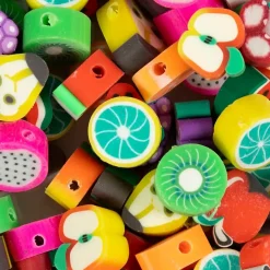 Figurperler Frugt diam. 10 mm hulstr. 1,5 mm 60 stk