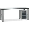 Filebænk komb. 3, 2000x800 mm