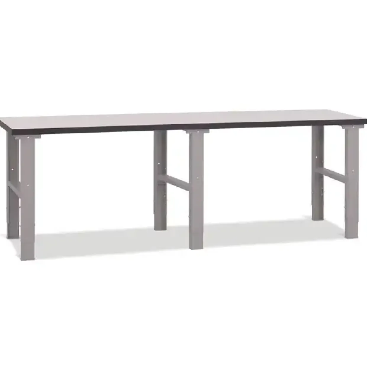 Filebænk 2500x800 mm HPL bordplade