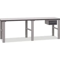 Filebænk 2500x800 mm inkl. Enkeltskuffe