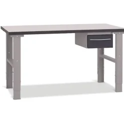 Filebænk 1500x800 mm inkl. enkeltskuffe