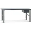 Filebænk 2000x800 mm inkl. Enkeltskuffe
