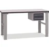Filebænk 1500x800 mm inkl. skuffesektion (2 skuffer)