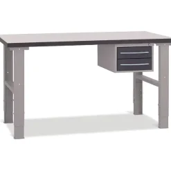 Filebænk 1500x800 mm inkl. skuffesektion (2 skuffer)