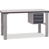 Filebænk 1500x800 mm inkl. skuffesektion (3 skuffer)