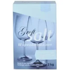 Filtersalt - Groft Salt - Opvaskemaskine - 2 kg - 6 Stk.