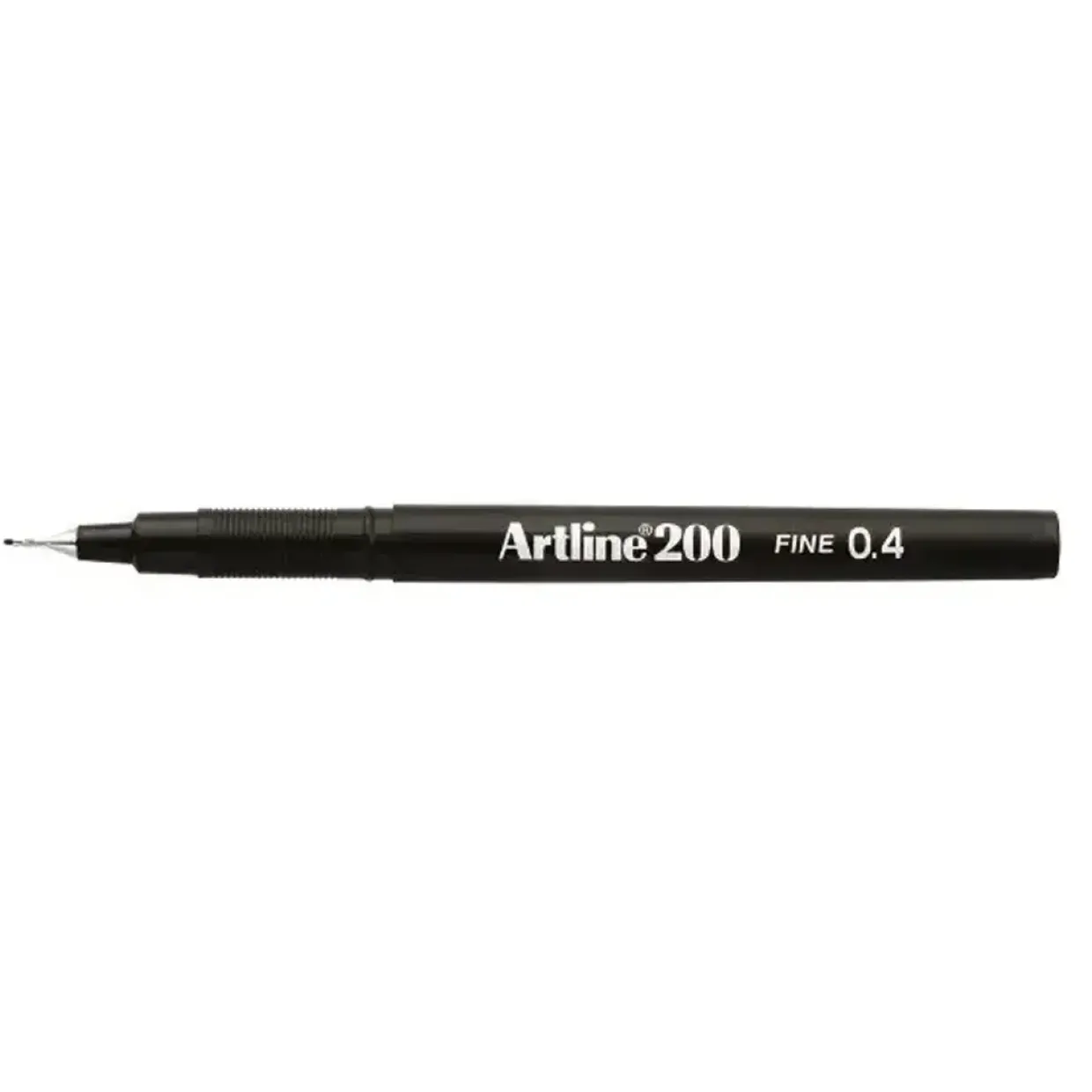 Fineliner Artline 200 Fine 0.4 sort - Køb minimum 12 stk.