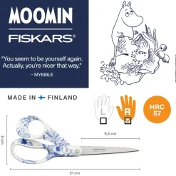 Fiskars Moomin universal saks 21cm Haru