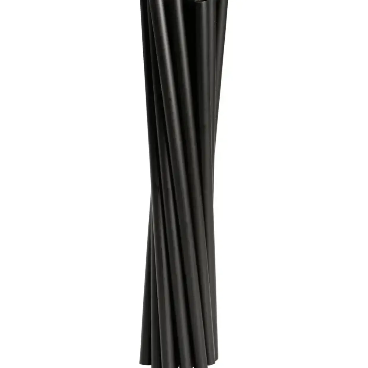Flergangssugerør, ABENA Gastro, 19cm, Ø6mm, sort, PP, til flergangsbrug - 2500 stk