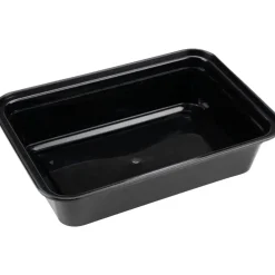 Flergangs take away bakke ABENA Cater-Line 14x11,5x4cm 473 ml sort PP 1-rums - 400 stk