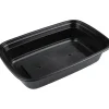 Flergangs take away bakke, ABENA Cater-Line, 22,4x15x4,8cm, 900 ml, 1000 ml, sort, PP, 1-rums - 400 stk