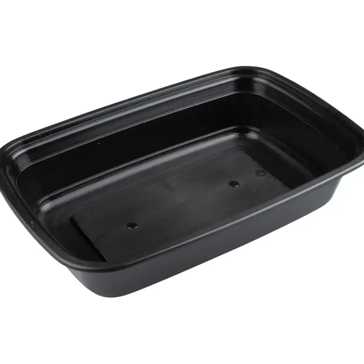 Flergangs take away bakke, ABENA Cater-Line, 22,4x15x4,8cm, 900 ml, 1000 ml, sort, PP, 1-rums - 400 stk