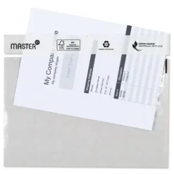 Følgeseddellomme i genbrugsplast C4 u/tryk 340x250mm 500stk/kar Plast40/Plast40/Papir46