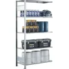 Følgesektion Boltless lagerreol, bjælker 2000x1000x400 150 kg/hylde