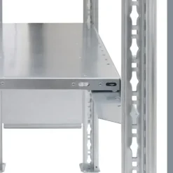 Følgesektion Boltless lagerreol, bjælker 2000x750x300 150 kg/hylde