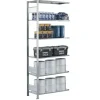 Følgesektion Boltless lagerreol, bjælker 2500x1000x400 150 kg/hylde