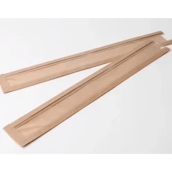 Flutespose med rude i brun 40 gram 100/55 x 655 mm - 500 stk