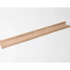 Flutespose med rude i brun 40 gram 100/55 x 655 mm - 500 stk